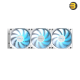 GIGABYTE EAGLE 360 ICE AIO Liquid CPU Cooler White GIGABYTE EAGLE 360 ICE All-In-One liquid CPU cooler with 3x 120mm ARGB fans, copper cold plate, aluminum radiator and pristine white ICE design