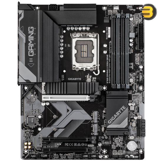 GIGABYTE B760 GAMING X DDR4 GEN5 ATX LGA1700 DDR4 Motherboard GIGABYTE B760 GAMING X DDR4 GEN5 ATX motherboard with LGA1700 socket, DDR4 slots, PCIe 5.0 and 2.5GbE LAN
