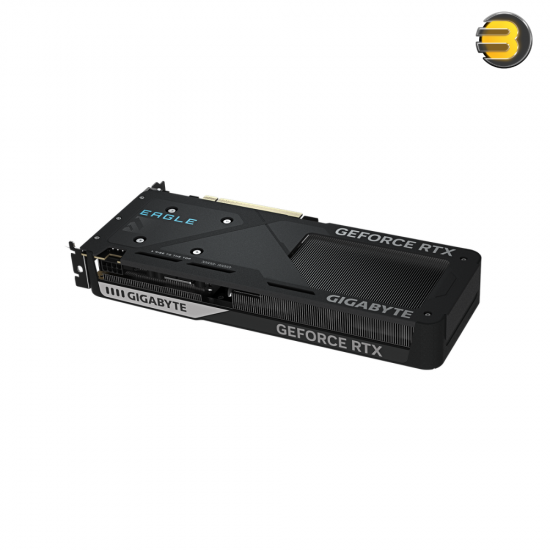 GIGABYTE GeForce RTX 5060 EAGLE MAX OC 8GB GIGABYTE GeForce RTX 5060 EAGLE MAX OC 8GB GDDR7 graphics card with WINDFORCE triple-fan cooling and protective metal backplate