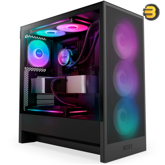 NZXT Kraken Core 360 RGB AIO liquid CPU cooler in matte black with copper cold plate, 19-LED RGB pump cap, and included F360 RGB Core single-frame fan