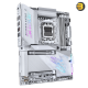 GIGABYTE X870E AORUS PRO X3D-ICE ATX AM5 DDR5 Motherboard GIGABYTE X870E AORUS PRO X3D-ICE ATX motherboard with AM5 socket, DDR5 slots, USB4 ports, Wi-Fi 7 and white ICE design