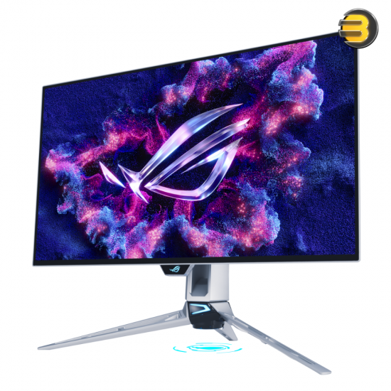 ASUS ROG Swift OLED PG27AQWP-W 27'' Gaming Monitor – QHD 540Hz / FHD 720Hz, 0.02ms, Tandem OLED, G-SYNC, DisplayHDR 500 True Black, DP 2.1