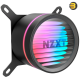 NZXT Kraken Core 360 RGB AIO liquid CPU cooler in matte black with copper cold plate, 19-LED RGB pump cap, and included F360 RGB Core single-frame fan