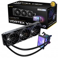 Antec Vortex View 360 ARGB Liquid CPU Cooler (Rotatable LCD)