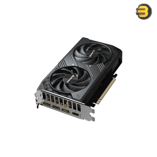 GIGABYTE GeForce RTX 5060 WINDFORCE MAX OC 8GB GIGABYTE GeForce RTX 5060 WINDFORCE MAX OC 8GB GDDR7 graphics card with WINDFORCE MAX 2X dual-fan cooling and protective metal backplate