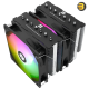 Thermalright Phantom Spirit 120 SE ARGB Dual-Tower CPU Cooler — 7x6mm Heatpipes, Dual 120mm S-FDB PWM Fans, 1500RPM, 66.17CFM, 25.6dBA, 280W TDP, ARGB 3-Pin 5V, Nickel-Plated Copper Base, Intel LGA1700/1200/115X, AMD AM4/AM5 Compatible, Black