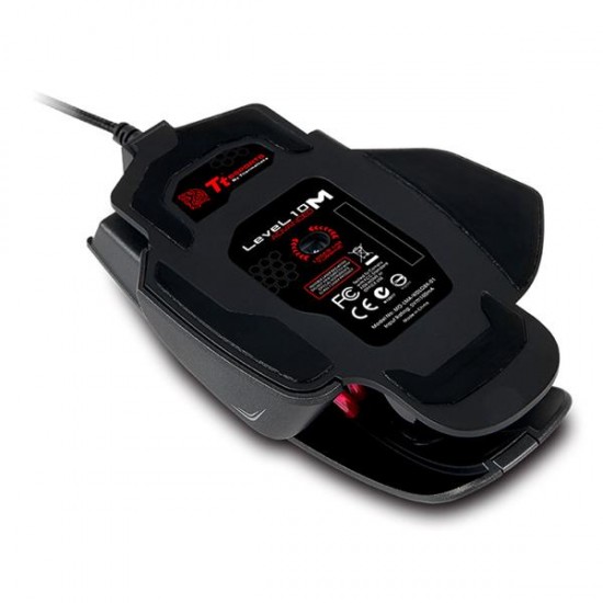 Tt eSPORTS LEVEL 10 M Advanced MO-LMA-WDLOBK-01 Black 6 Buttons 1 x Wheel USB Wired Laser 16000 dpi Gaming Mouse