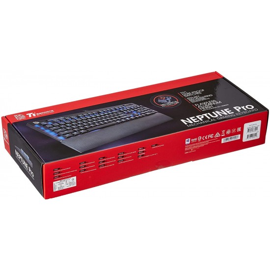 Thermaltake Neptune Pro Gaming Keyboard Brown Switch KB-NPP-TRBLUS-01