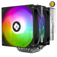 Thermalright Phantom Spirit 120 SE ARGB Dual-Tower CPU Cooler — 7x6mm Heatpipes, Dual 120mm S-FDB PWM Fans, 1500RPM, 66.17CFM, 25.6dBA, 280W TDP, ARGB 3-Pin 5V, Nickel-Plated Copper Base, Intel LGA1700/1200/115X, AMD AM4/AM5 Compatible, Black