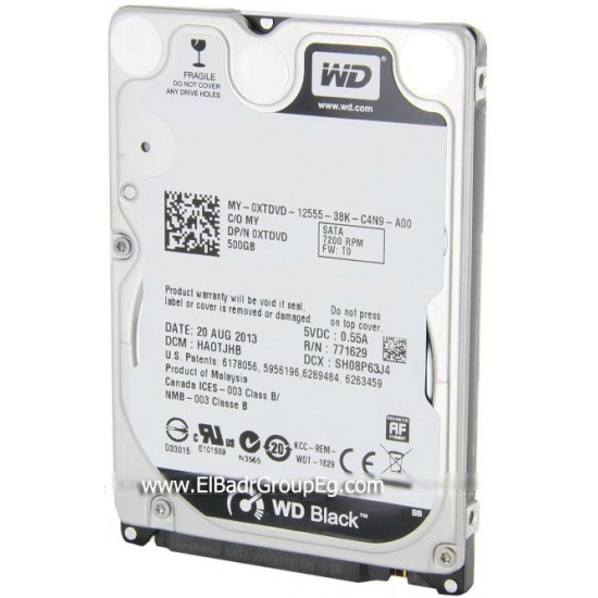 Western Digital Black Series WD5000BPKX 500GB 7200 RPM 16MB Cache SATA 6.0Gb-s HDD For Notebook Western Digital Black Series WD5000BPKX 500GB 7200 RPM 16MB Cache SATA 6.0Gb-s HDD For Notebook