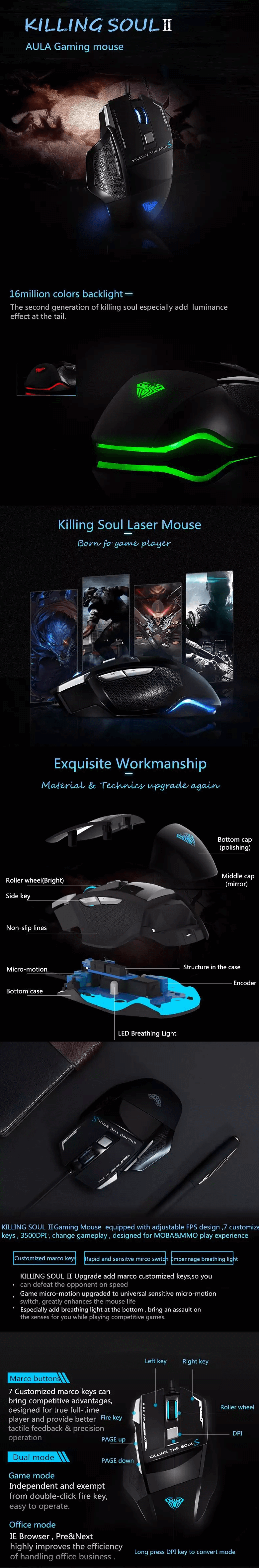 Aula S12 Gaming Mouse